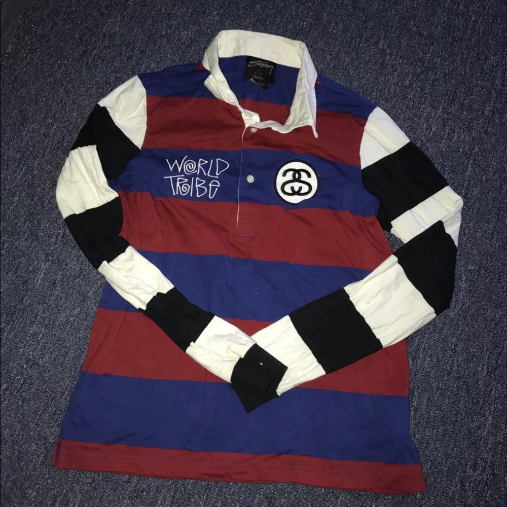 Stussy World Tribe Collared Shirt